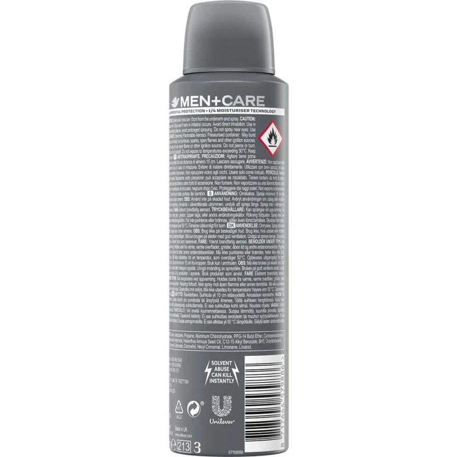 Dove Men+care Extra Fresh - Déodorant anti-transpirant en spray, 150 ml
