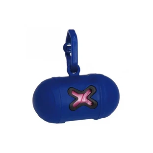 Camon Citygo - Distributeur de sacs, 20 sacs pour déjections canines, bleu