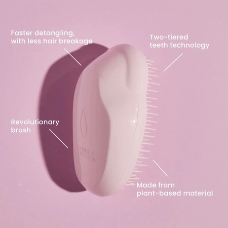 Tangle Teezer The Plant - Cepillo desenredante - Rosa malvavisco