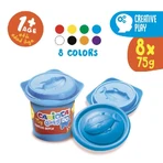 Carioca Baby do – Modelliermasse für Kinder ab 12 Monaten, 8 x 75 g