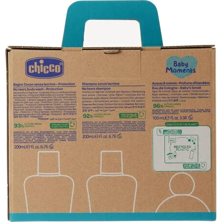 Chicco Baby Moments Clean &amp; Sweet - Set de productos para el baño