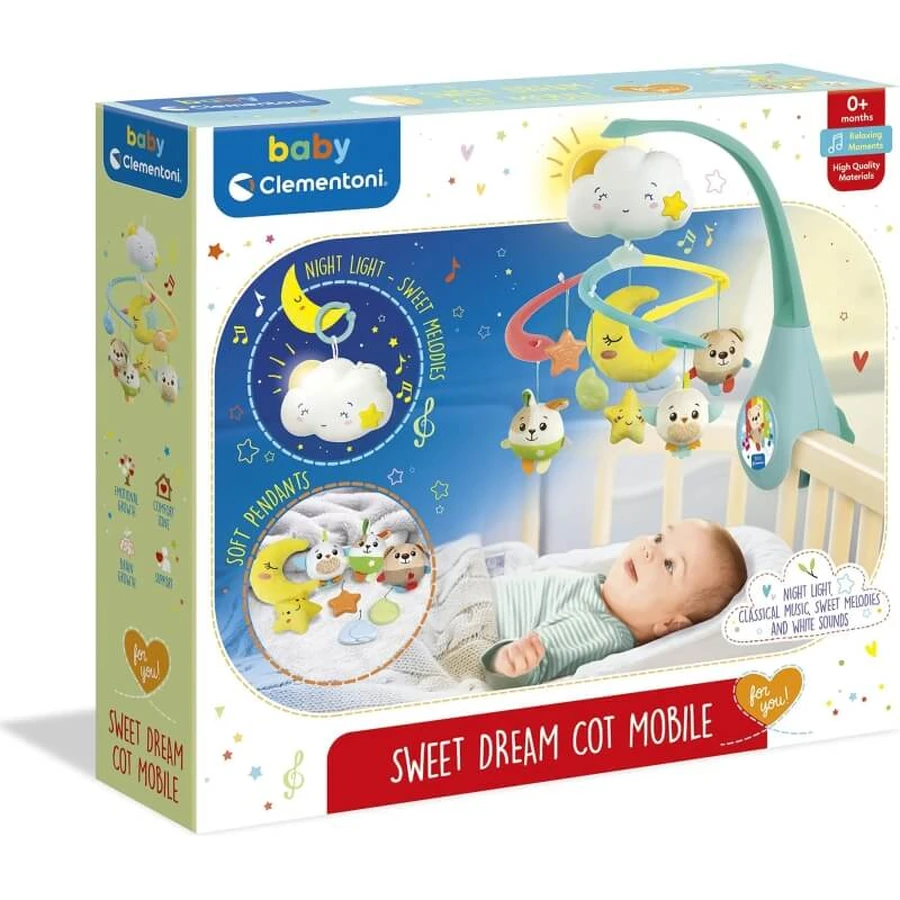 Clementoni Sweet Cloud Crib - Mobile