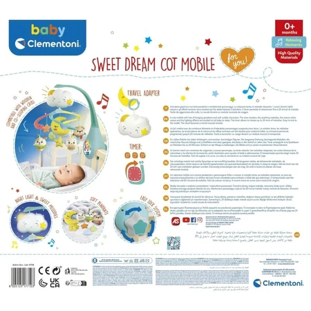 Clementoni Sweet Cloud Crib - Mobile
