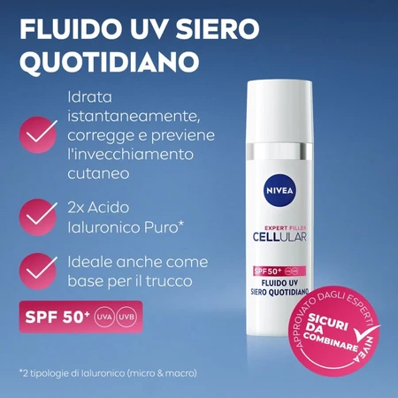 Nivea Cellular Expert Filler LSF 50+ – Tägliches UV-Serum-Fluid 30 ml