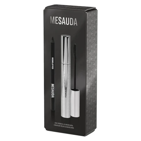 Kit de mascara pour femme Mesauda + crayon pour les yeux Rebeleyes n° 101 Spider