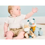 Nattou Asino Leo - Zacht muzikaal knuffeldier met muziekdoosje, 25 cm