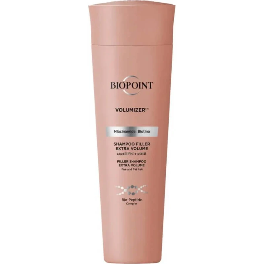 Biopoint Volumizer - Champú voluminizador para cabello fino y sin volumen, 200 ml