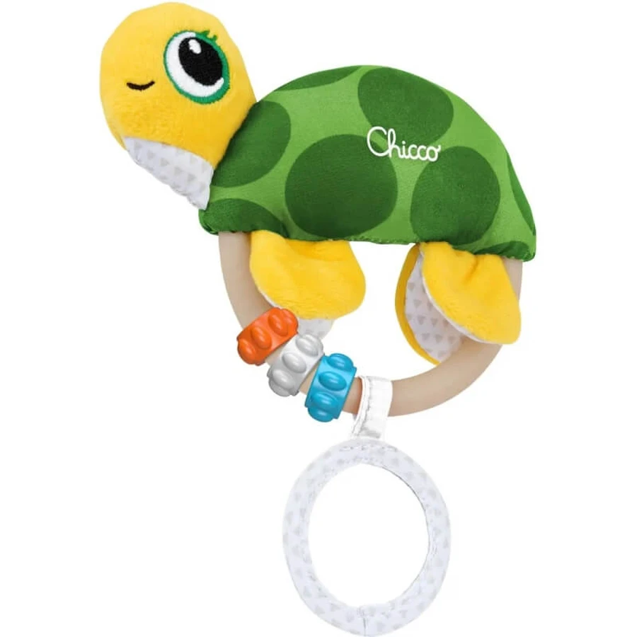 Chicco Onda, de ronde schildpad – rammelaar voor kinderen, vanaf 0 maanden