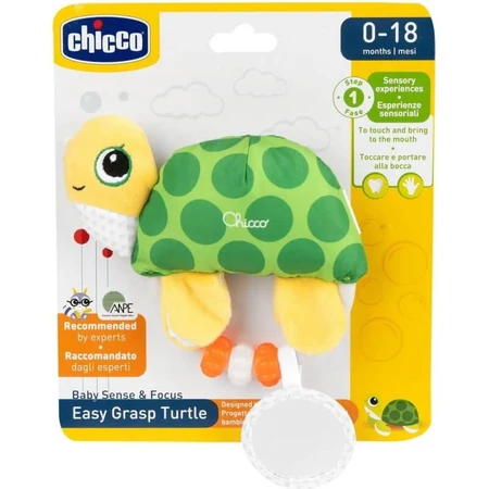 Chicco Onda, de ronde schildpad – rammelaar voor kinderen, vanaf 0 maanden