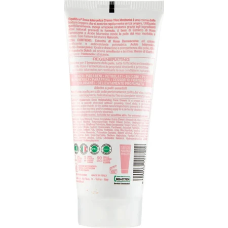 Equilibra Hyaluronic Rose - Moisturizing Face Cream 75 ml