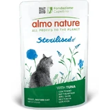 Almo Nature Sterilised Tuna – Alleinfuttermittel in Form von Nassfutter für sterilisierte erwachsene Katzen, 70 g