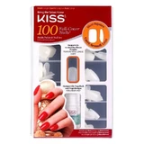 Kiss Full-Cover Nails - 100 korte, vierkante kunstnagels