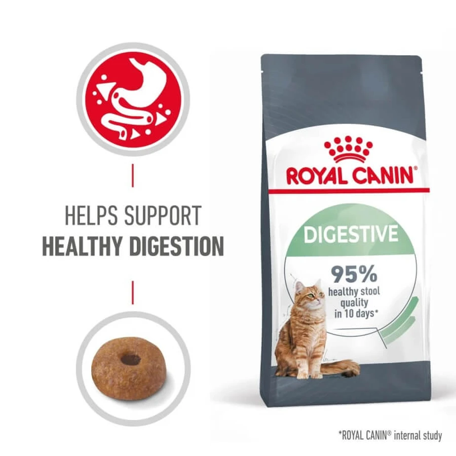 Royal Canin Digestive Care - Compleet voer voor volwassen katten met spijsverteringsproblemen, 10 kg