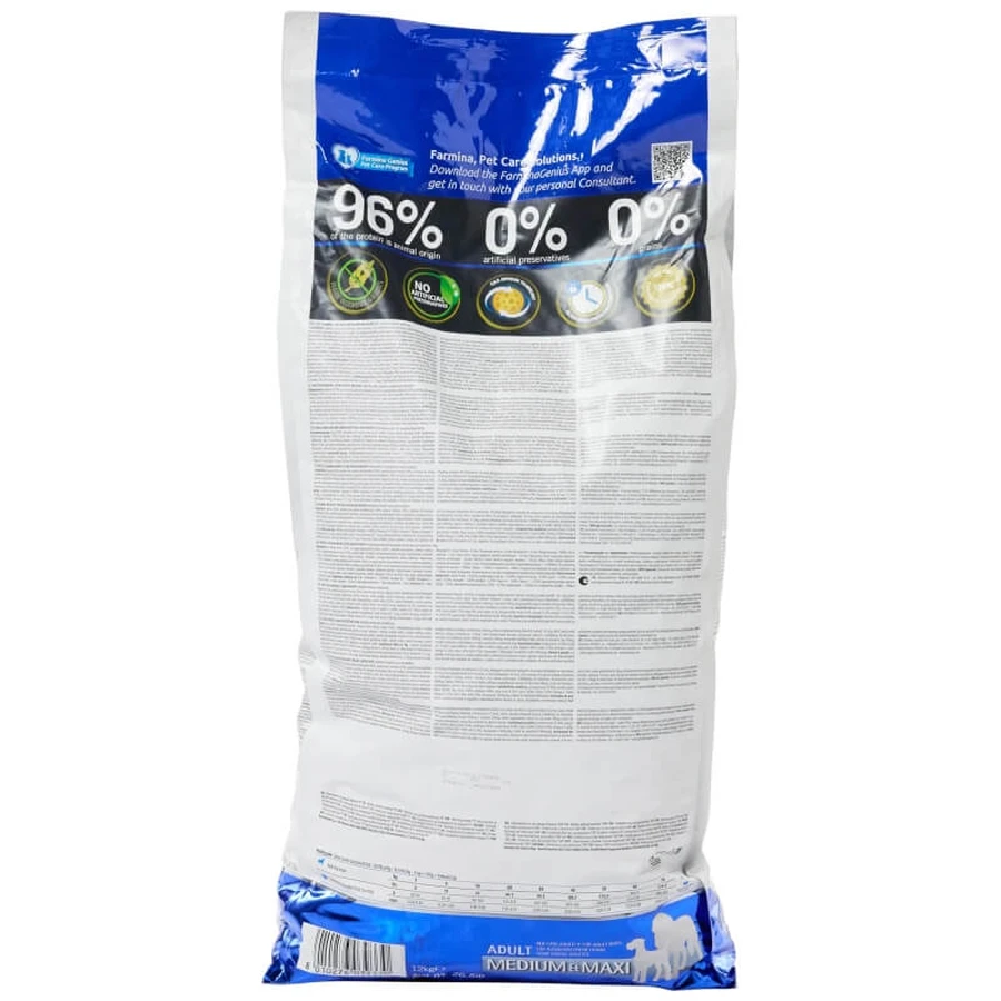 Farmina N&amp;d Ocean: salmón, bacalao y melón - Alimento completo para perros adultos de tamaño mediano y grande, 12 kg