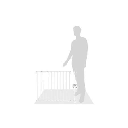 Abus Sicherheitsgitter – für Türen und Treppen, verstellbar von 60 bis 107 cm