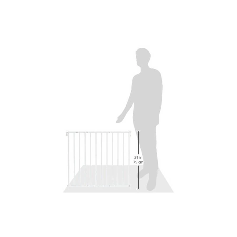 Abus Sicherheitsgitter – für Türen und Treppen, verstellbar von 60 bis 107 cm