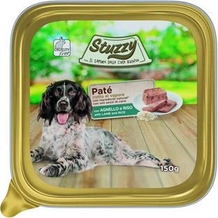 Stuzzy Paté clasic cu miel și orez – hrană completă pentru câini, 150 g