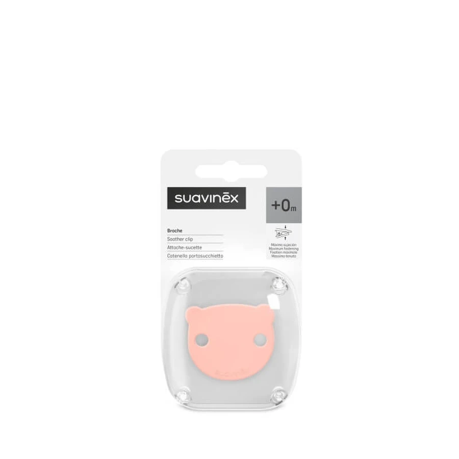 Suavinex Wild &amp; Free – Schnullerkette in Rosa