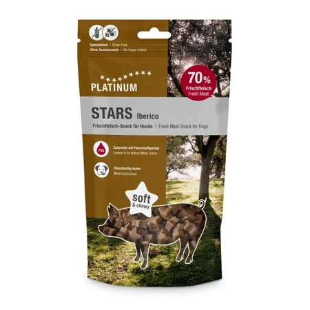 Platinum Platinum Iberian Stars - Snacks para perros, 185 g