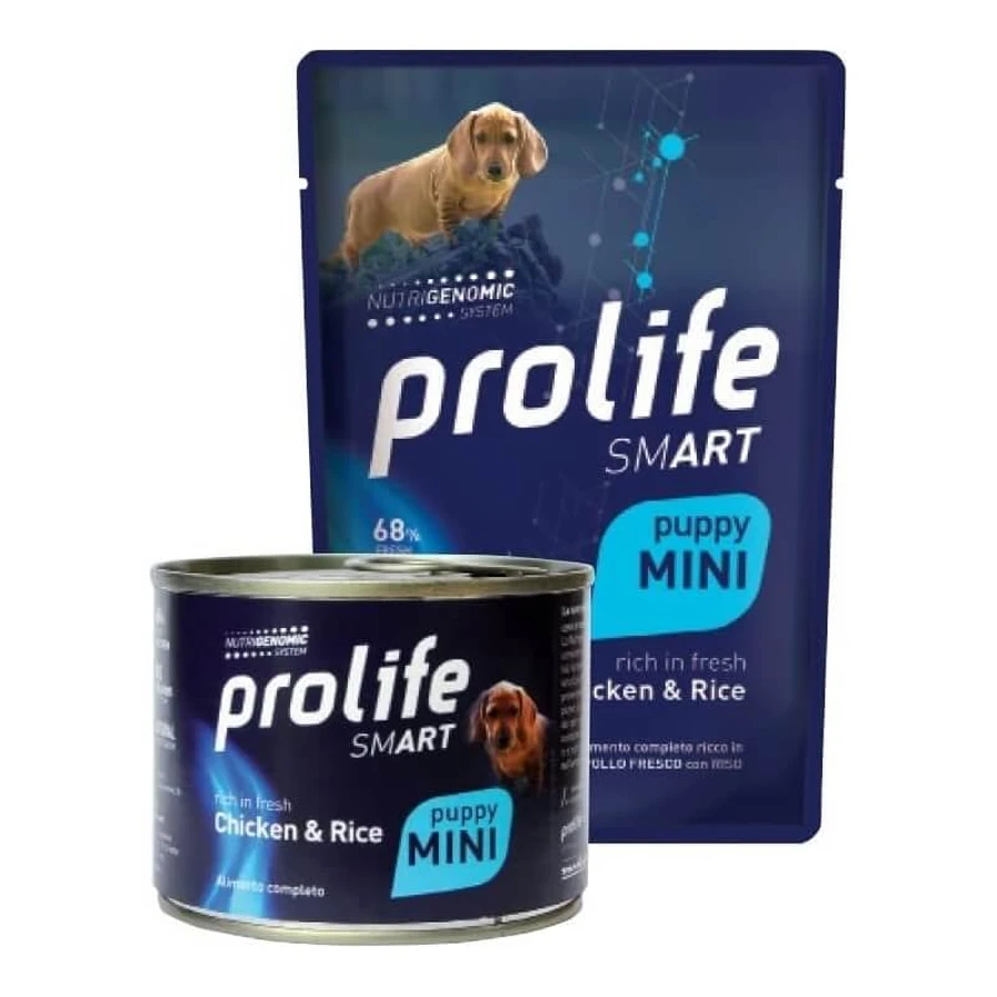 Prolife Dog Smart Puppy Mini Kip & Rijst - Compleet natvoer voor puppy's van kleine rassen, 100 g