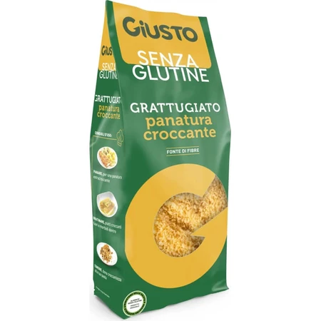 Giusto Glutenvrij - Geraspte kaas voor een knapperig paneerlaagje, 200 g