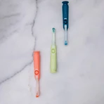 Suavinex - Manual Toothbrush for Kids Ages 2–6, Light Blue
