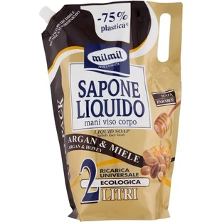 Mil mil Argan & Miel - Savon liquide - Recharge de 2 litres