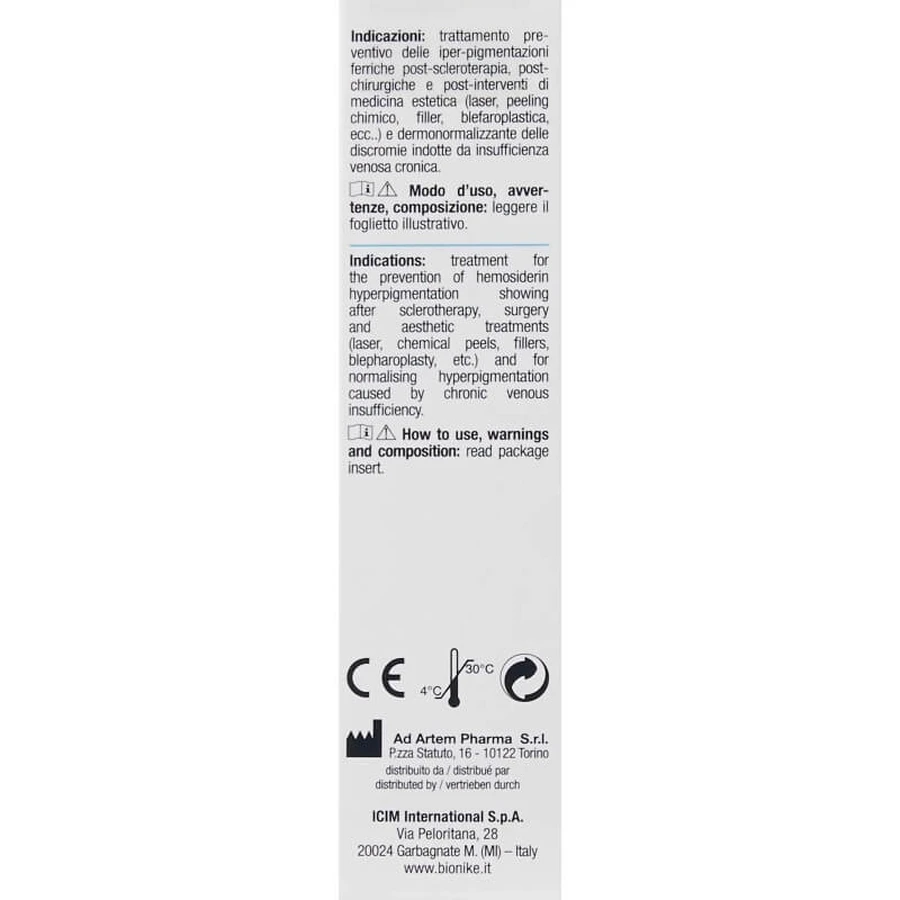 Bionike Ferkelan - Hydrogel pour la chélation de la pigmentation par la sidérine, 15 ml