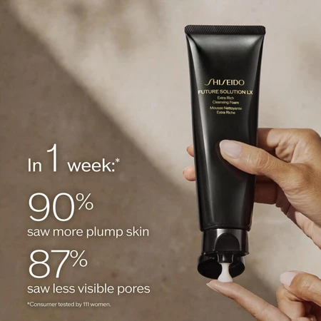 Espuma limpiadora extra rica Shiseido Future Solution LX - Mousse limpiadora extra rica, 125 ml