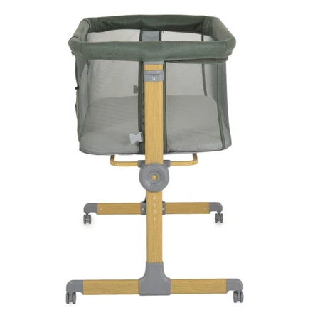 Cuna ajustable antirreflujo Cangaroo Aura Next2Me, 0–9 kg, verde