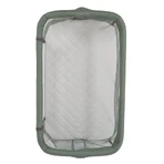 Cuna ajustable antirreflujo Cangaroo Aura Next2Me, 0–9 kg, verde