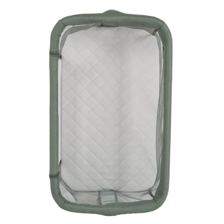 Cuna ajustable antirreflujo Cangaroo Aura Next2Me, 0–9 kg, verde