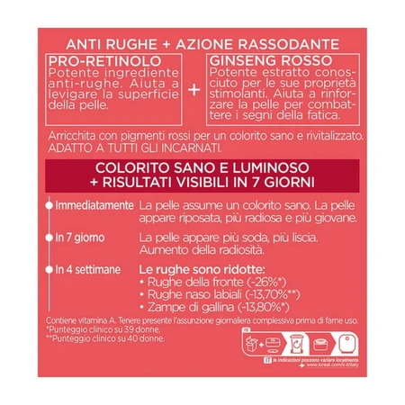 L'Oréal Paris Revitalift Red – energetyzujący krem na dzień – przeciwzmarszczkowy, intensywnie ujędrniający, 50 ml: ceny i cechy