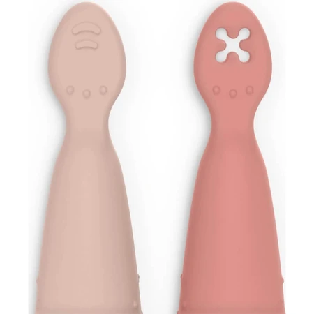 Suavinex Color Essence – 2er-Set rosa Löffel für die Entwöhnungsphase