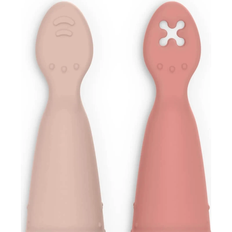 Suavinex Color Essence – 2er-Set rosa Löffel für die Entwöhnungsphase