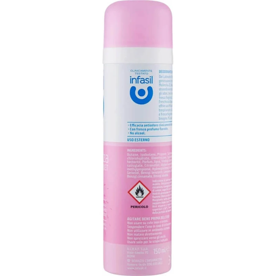 Infasil Freschezza Bouquet - Déodorant en spray, 150 ml