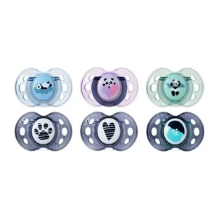 Tommee Tippee Anytime - 2 chupetes de silicona, 18–36 meses - Colores variados