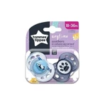 Tommee Tippee Anytime - 2 chupetes de silicona, 18–36 meses - Colores variados