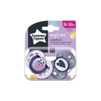 Tommee Tippee Anytime - 2 chupetes de silicona, 18–36 meses - Colores variados