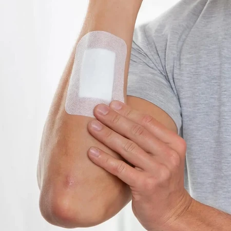 Essity Leukomed Vlies-Verband für die postoperative Versorgung – 5 Pflaster, 8 x 10 cm