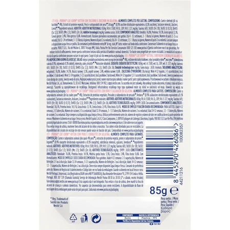 Purina Cat Chow Kitten Dinde & Courgette - Nourriture humide pour chatons, 85 g