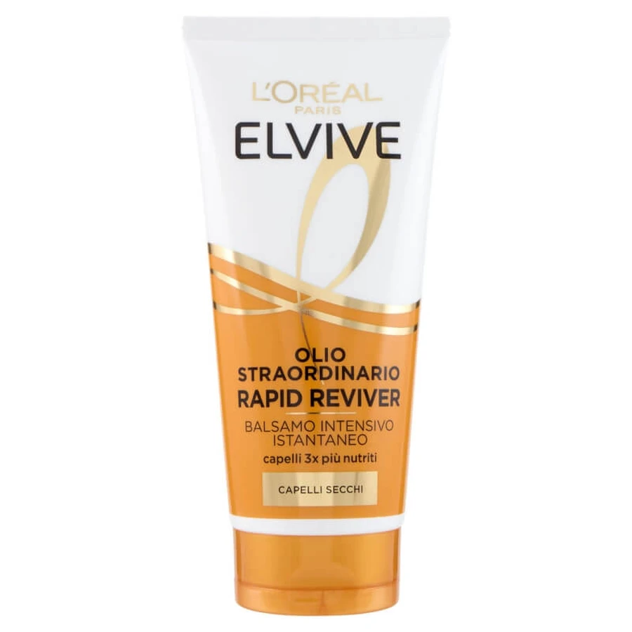 Elvive Extraordinary Rapid Reviver Oil - Intensieve conditioner met onmiddellijk effect voor droog en dof haar, 180 ml