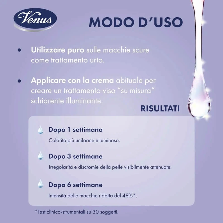 Venus Niacinamida para las manchas oscuras - Concentrado molecular antimanchas 30 ml