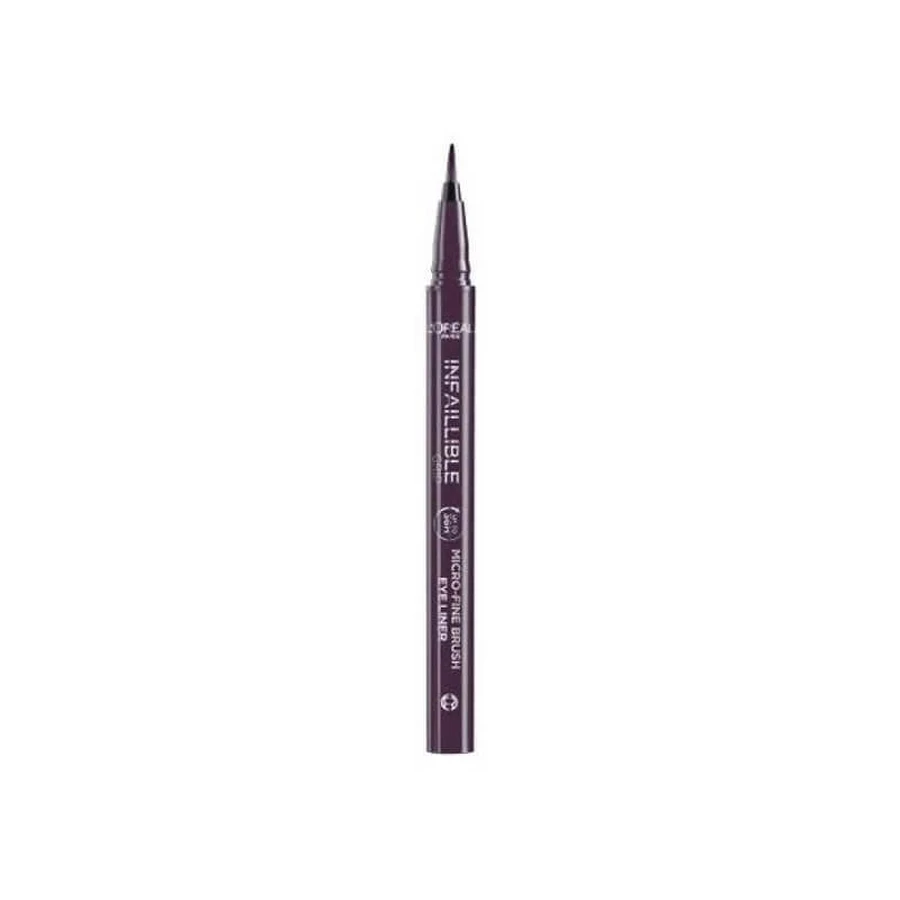 Delineador de ojos L'Oréal Paris Infaillible Grip 36h con pincel ultrafino - N.º 04 Dew Berry