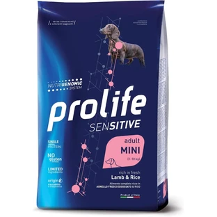 Prolife Dog Mini Sensitive Lamm & Reis – Alleinfuttermittel für kleine erwachsene Hunde, 2 kg