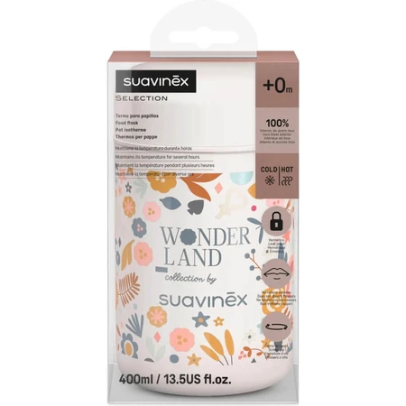 Suavinex Wonderland - Thermos pour aliments pour bébé, 400 ml, couleur neutre