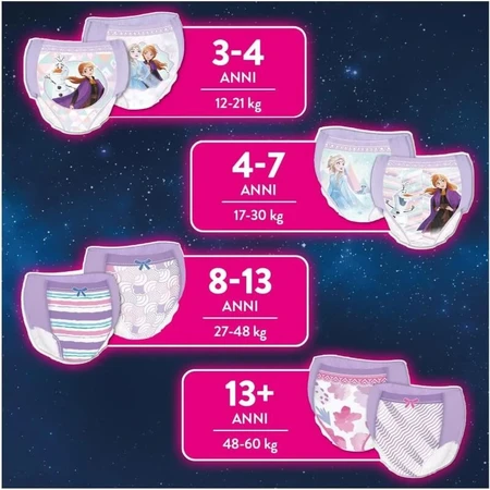 Huggies DryNites – 10 saugfähige Höschen für Mädchen im Alter von 4 bis 7 Jahren