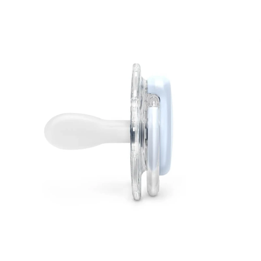 Suavinex Poetry - Chupete de silicona fisiológica SX Pro, 0-6 meses, azul claro