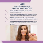 Pasta del Capitano Complete - Toothbrush with medium bristles in assorted colors