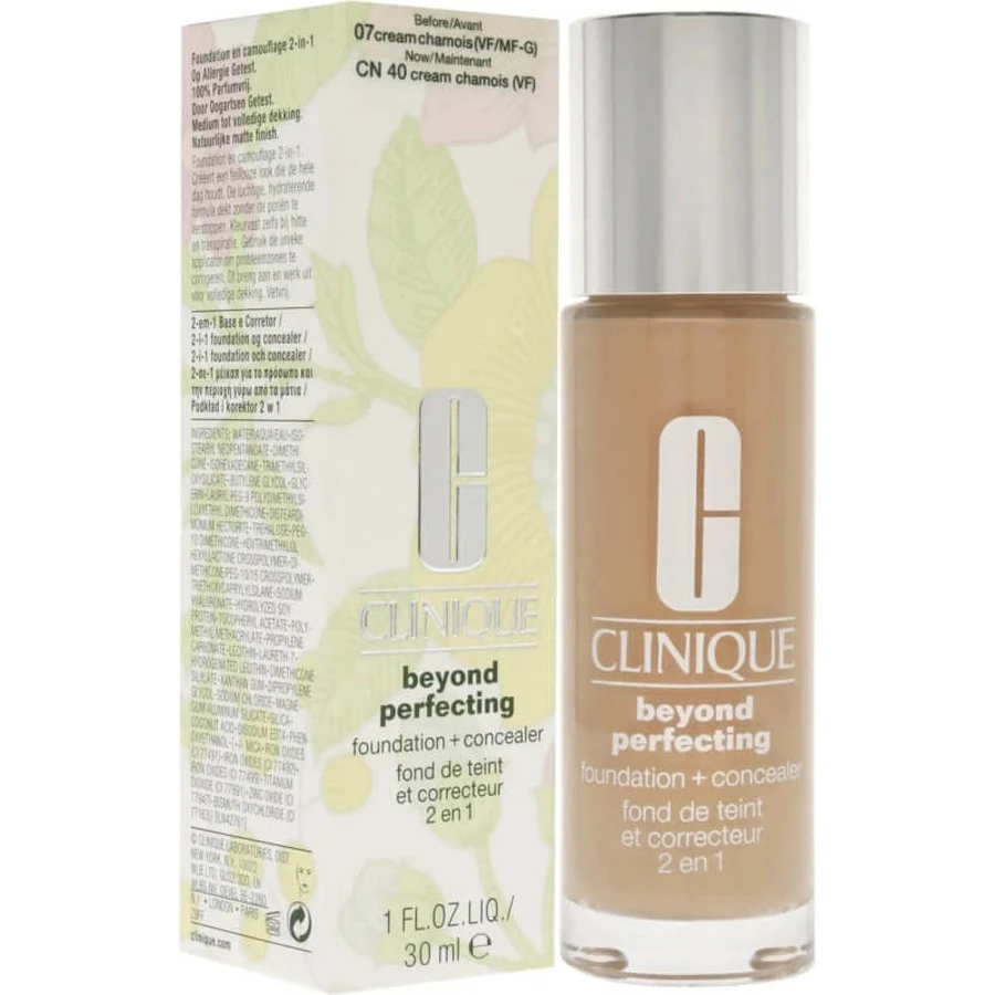 Clinique Beyond Perfecting - Fond de teint et correcteur 2-en-1 - N° 07 Crème